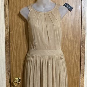 Candalite sparkly gold dress size M